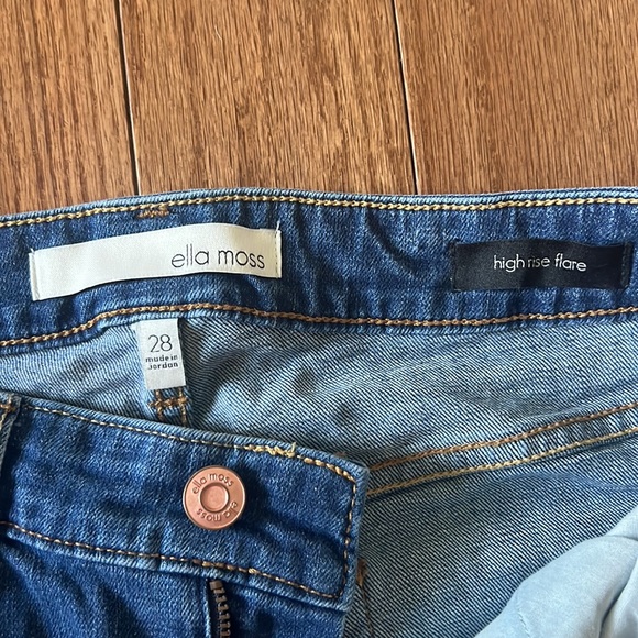 Ella Moss High Rise Flare Jeans - Picture 2 of 4